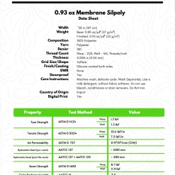 Ripstop By The Roll Polyester MEMBRANE Silpoly - Full Roll