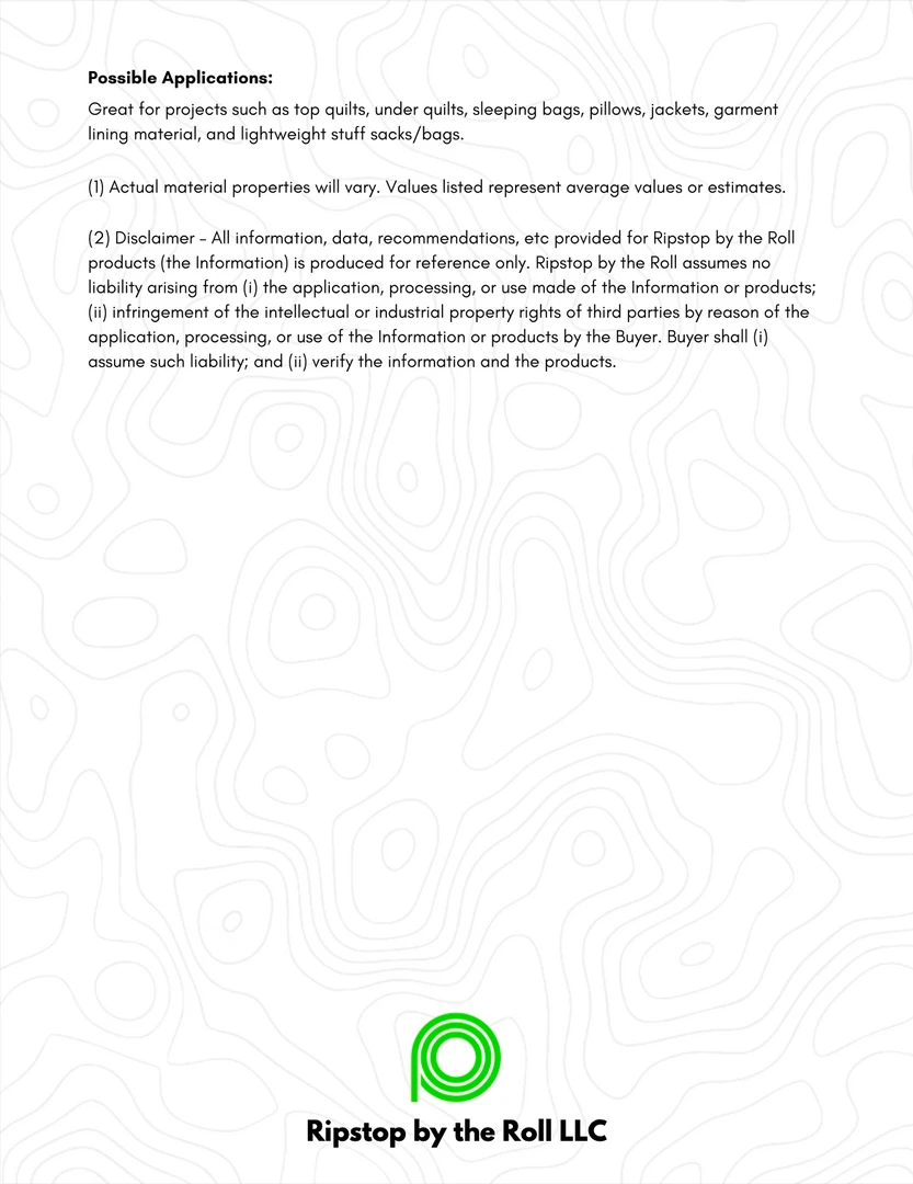 Cheapest 😀 Ripstop By The Roll Tarps/Shelters 1.1 Oz Silnylon ❤️ 22 Ripstop By The Roll Tarps/Shelters 1.1 Oz Silnylon