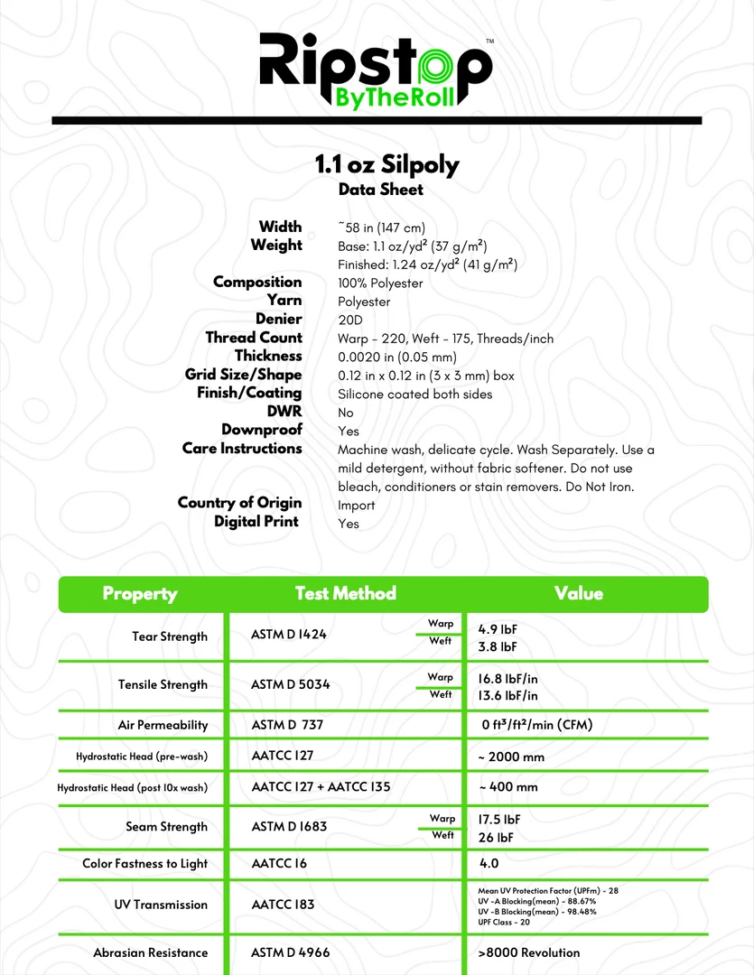 Coupon ๐ฅ Ripstop By The Roll Tarps/Shelters 1.1 Oz Silpoly ๐ 24 Ripstop By The Roll Tarps/Shelters 1.1 Oz Silpoly