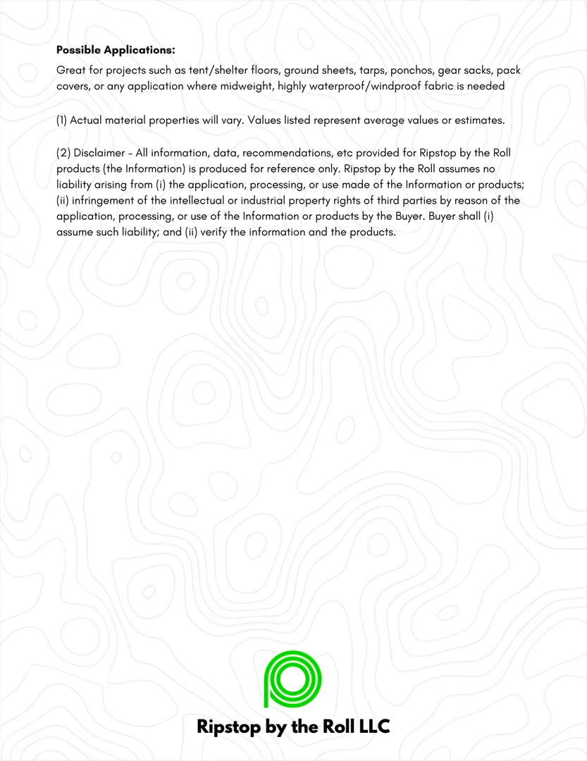 Flash Sale ⌛ Ripstop By The Roll 1.6 Oz HyperD™ PU4000 - Full Roll ❤️ 8 Ripstop By The Roll 1.6 Oz HyperD™ PU4000 - Full Roll
