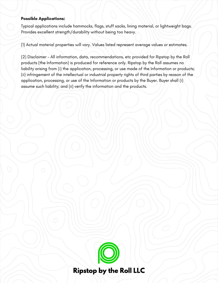 Budget 🎉 Ripstop By The Roll 1.9 Oz Ripstop Nylon - Full Roll 😉 25 Ripstop By The Roll 1.9 Oz Ripstop Nylon - Full Roll