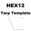 Ripstop By The Roll Tarps/Shelters HEX Tarp Template