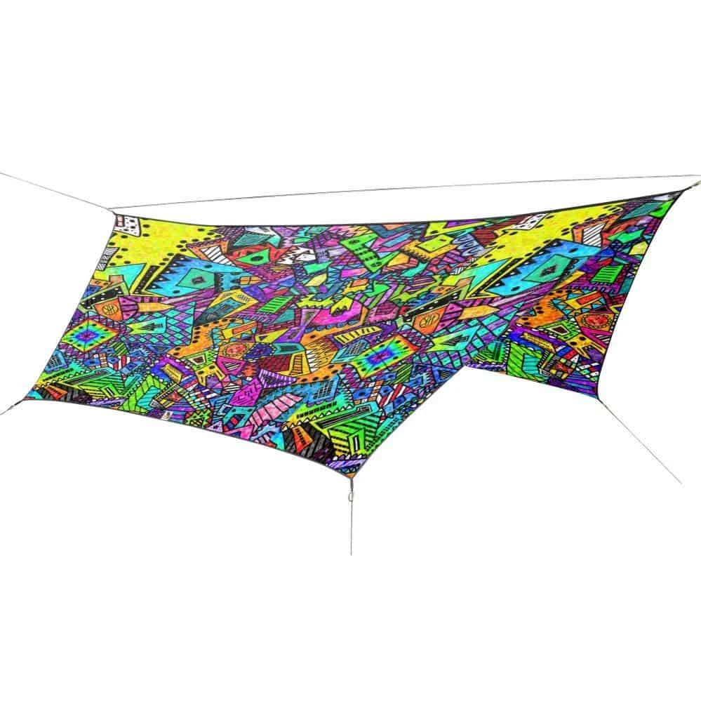 Hot Sale ✔️ OutdoorINK HEX12 Tarp Kit Tarps/Shelters ⭐ 3 OutdoorINK HEX12 Tarp Kit Tarps/Shelters