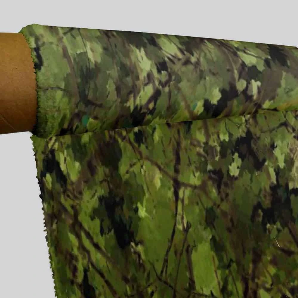 Outlet 🧨 HKOutdoors Fabric Fallen Branches - Dark Green ✔️ 1 HKOutdoors Fabric Fallen Branches - Dark Green