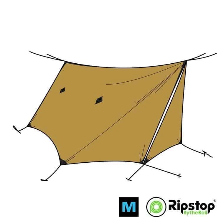 New 🌟 Ripstop By The Roll Pre-Cut WINTER12 Ultralight Tarp Kit Tarps/Shelters ❤️ 2 Ripstop By The Roll Pre-Cut WINTER12 Ultralight Tarp Kit Tarps/Shelters