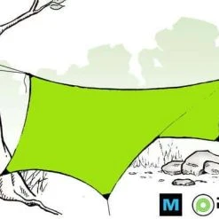 Ripstop By The Roll Pre-Cut HEX12 Ultralight Tarp Kit Tarps/Shelters